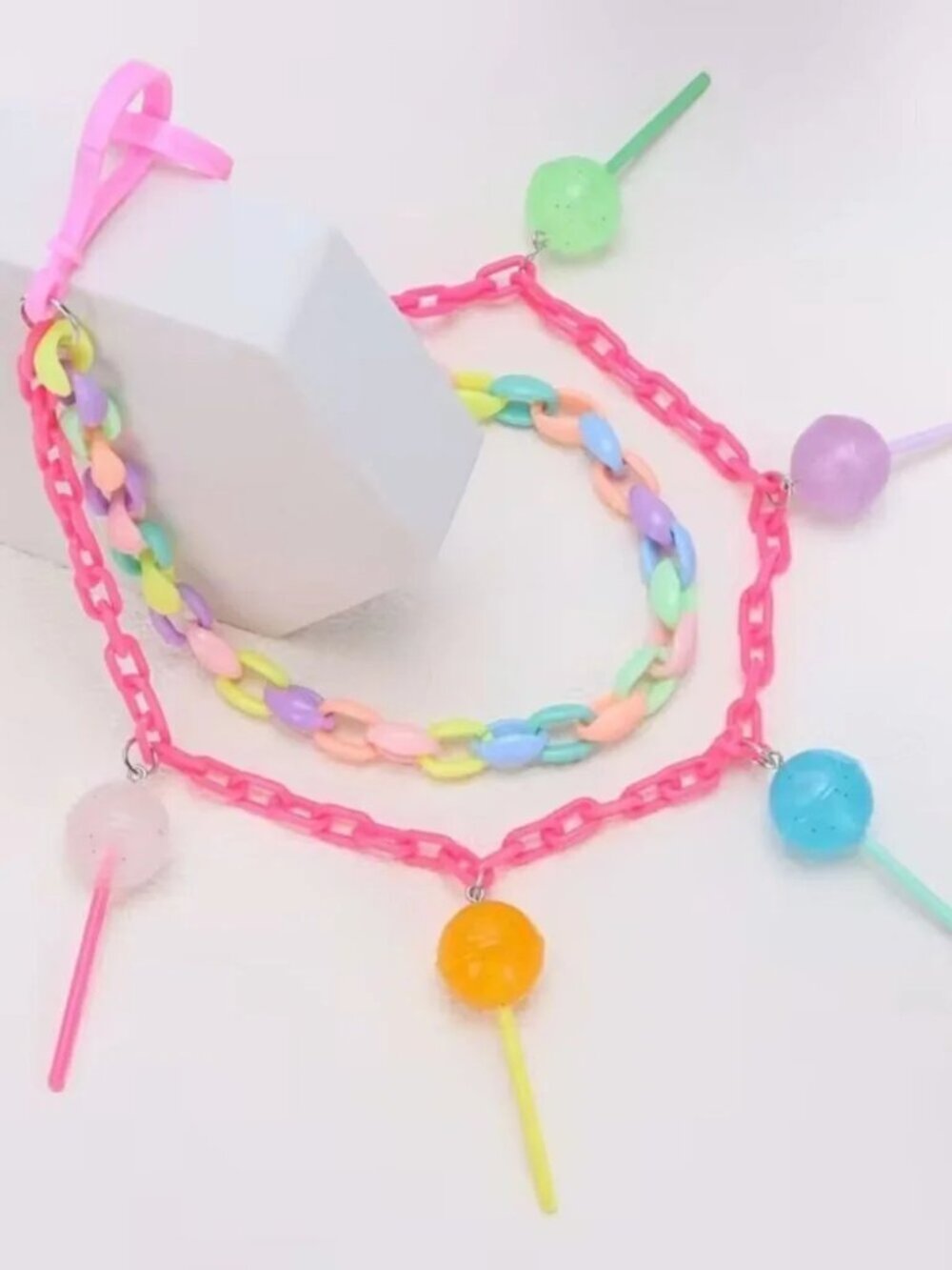 2-Chain Decorative Lollipop Belt